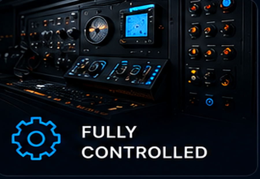 Controlled system command panel