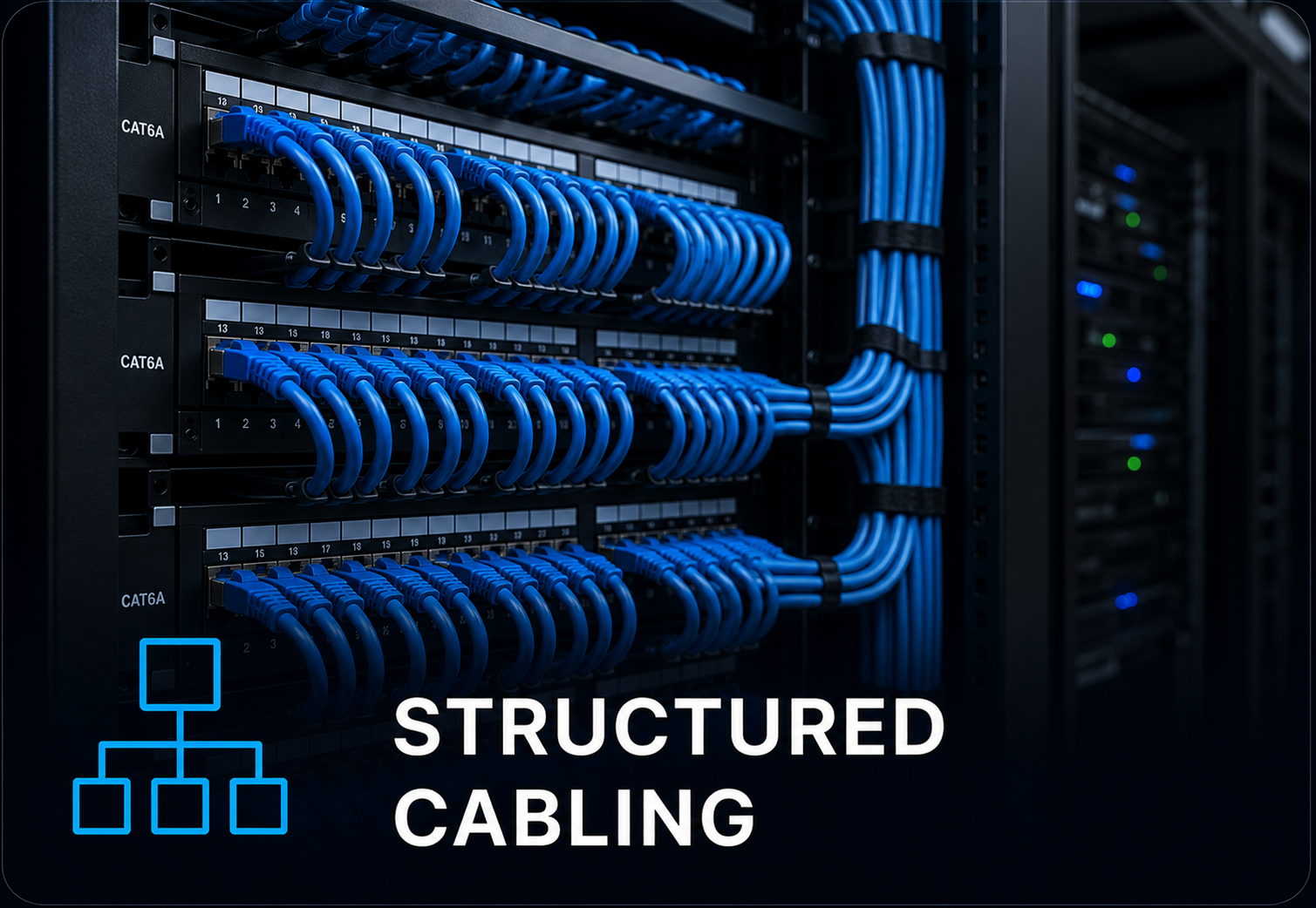 Structured cabling and server room infrastructure