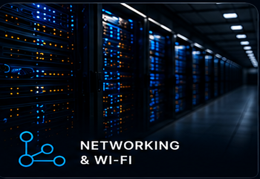 Enterprise networking rack infrastructure